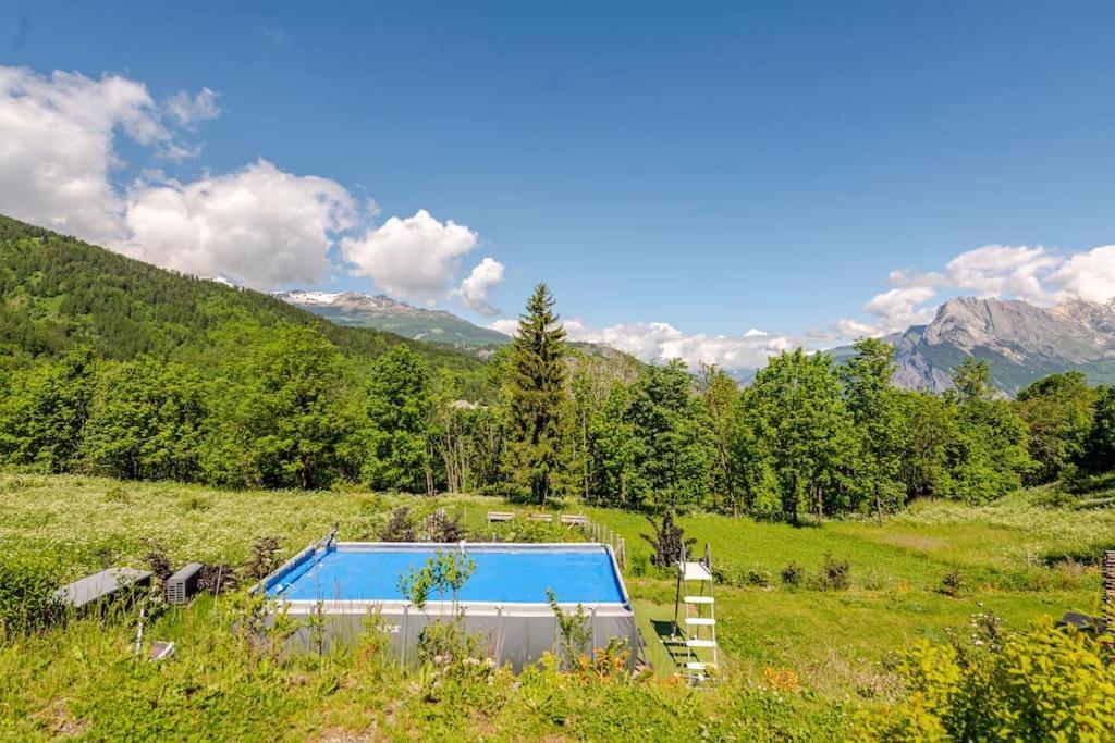 Appartement En Chalet Individuel Sauna Piscine Valmeinier Exterior photo